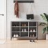 Zapatero madera de ingeniería gris Sonoma 100x35x70