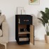 Aparador de madera maciza de pino negro 34x40x75