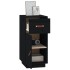 Aparador de madera maciza de pino negro 34x40x75