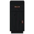 Aparador de madera maciza de pino negro 34x40x75