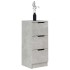 Aparador 2 uds madera contrachapada gris hormigón 30x30x70