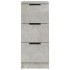Aparador 2 uds madera contrachapada gris hormigón 30x30x70