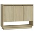 Aparador de madera contrachapada roble Sonoma 97x31x75