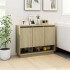 Aparador de madera contrachapada roble Sonoma 97x31x75