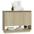 Aparador de madera contrachapada roble Sonoma 97x31x75