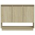 Aparador de madera contrachapada roble Sonoma 97x31x75
