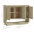 Aparador de madera contrachapada roble Sonoma 97x31x75