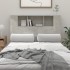 Mueble cabecero gris hormigón 120x18,5x102,5