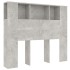 Mueble cabecero gris hormigón 120x18,5x102,5