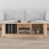 Mesa de centro de madera maciza de pino 100x50x35