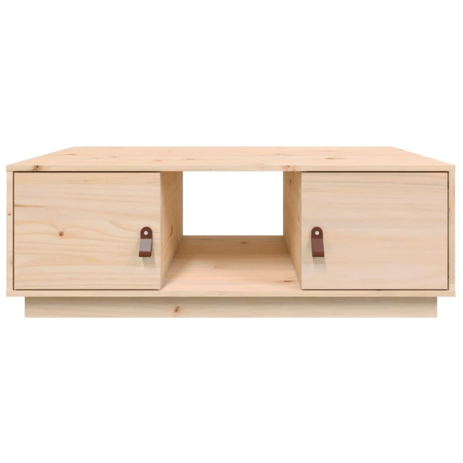 Mesa de centro de madera maciza de pino 100x50x35
