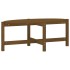 Mesa de centro madera maciza de pino marrón miel 118x63x45