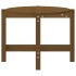 Mesa de centro madera maciza de pino marrón miel 118x63x45