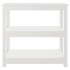 Mesa consola de madera maciza de pino blanco 80x40x74
