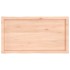 Tablero de mesa madera maciza borde natural 100x50x(2-6)