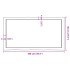 Tablero de mesa madera maciza borde natural 100x50x(2-6)