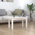 Mesa de centro de madera maciza de pino blanco 80x40x35