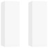 Muebles para TV 2 uds madera contrachapada blanco 30,5x30x90