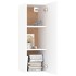 Muebles para TV 2 uds madera contrachapada blanco 30,5x30x90