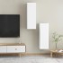 Muebles para TV 2 uds madera contrachapada blanco 30,5x30x90
