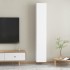 Muebles para TV 2 uds madera contrachapada blanco 30,5x30x90