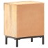 Mesita de noche de madera maciza de mango 40x30x51