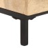 Mesita de noche de madera maciza de mango 40x30x51