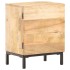 Mesita de noche de madera maciza de mango 40x30x51