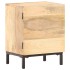 Mesita de noche de madera maciza de mango 40x30x51
