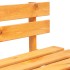 Banco de palés para jardín madera marrón