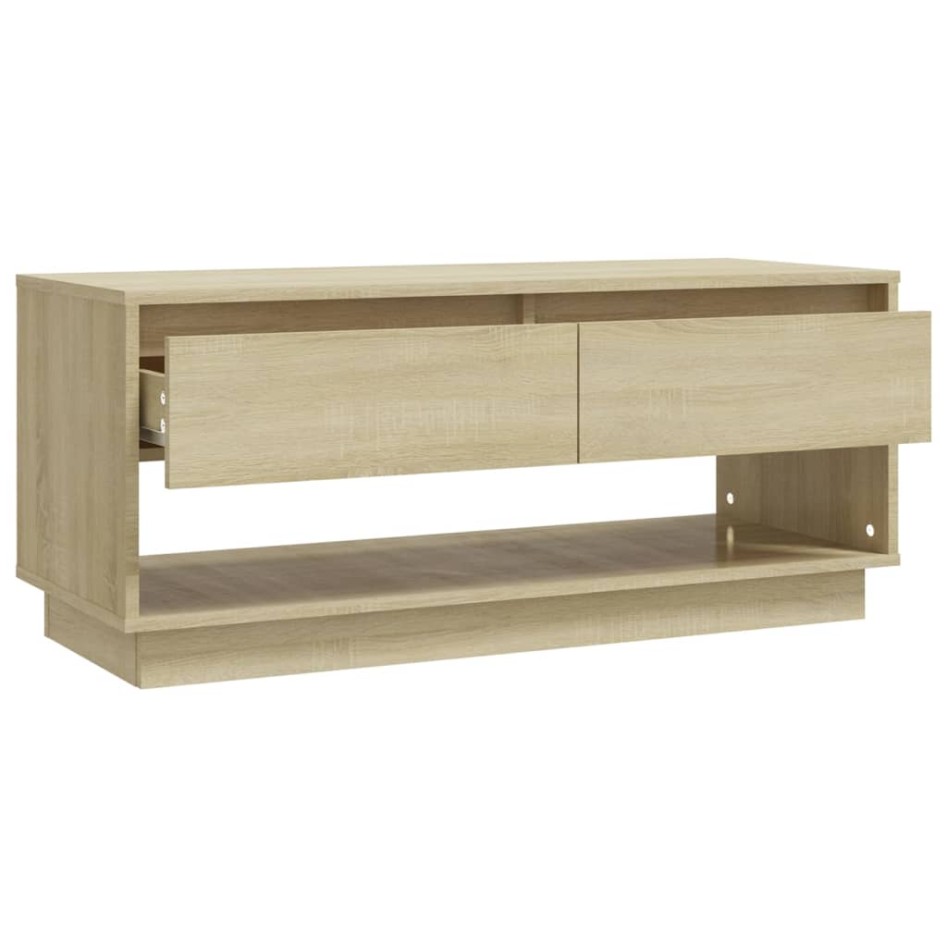 Mueble para TV madera contrachapada roble Sonoma 102x41x44