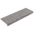 Alfombras de peldaños de escalera 15 uds gris 65x21x4