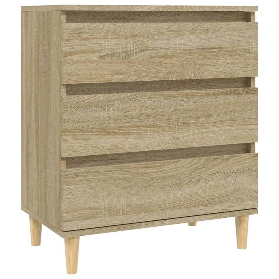 Aparador de madera contrachapada roble Sonoma 60x35x70