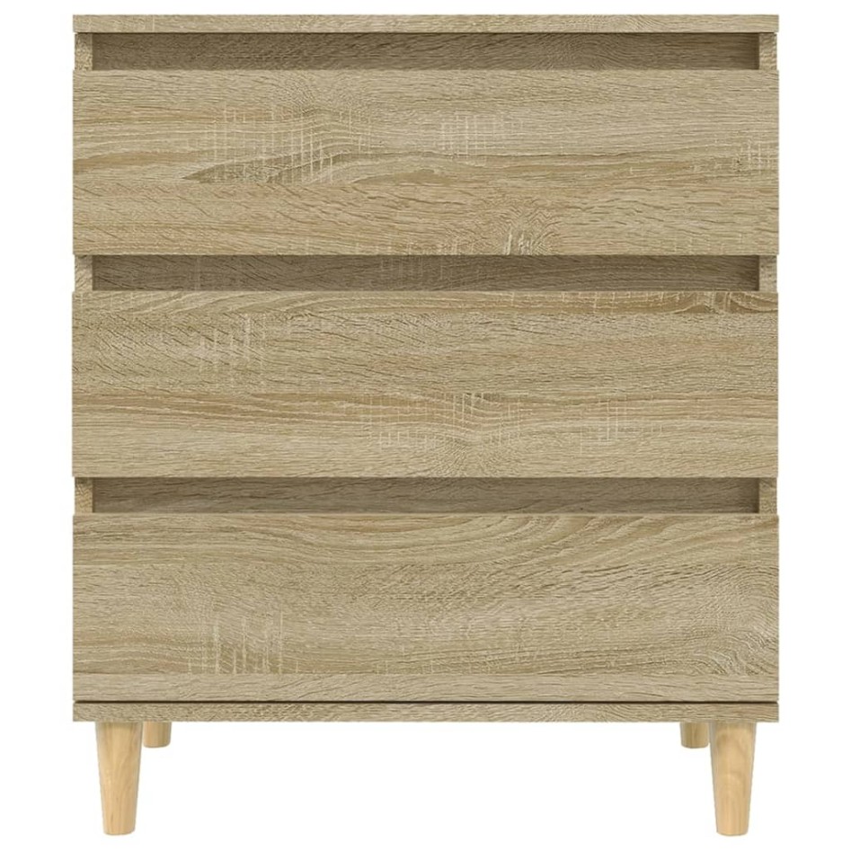 Aparador de madera contrachapada roble Sonoma 60x35x70