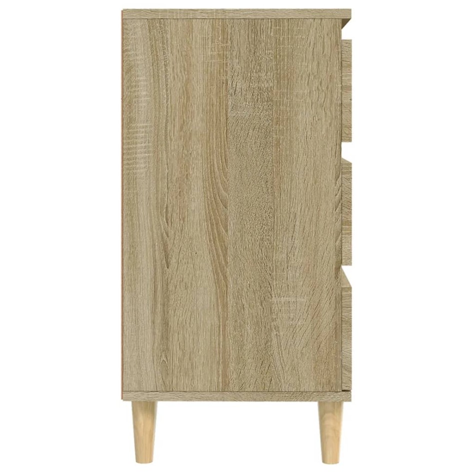 Aparador de madera contrachapada roble Sonoma 60x35x70