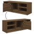 Mueble de TV madera contrachapada roble marrón 102x35,5x36,5