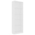 Estantería de 5 niveles madera contrachapada blanca