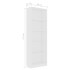 Estantería de 5 niveles madera contrachapada blanca