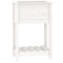 Jardinera de madera maciza de pino blanco 54x34,5x81