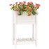 Jardinera de madera maciza de pino blanco 54x34,5x81