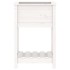 Jardinera de madera maciza de pino blanco 54x34,5x81