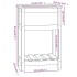 Jardinera de madera maciza de pino blanco 54x34,5x81