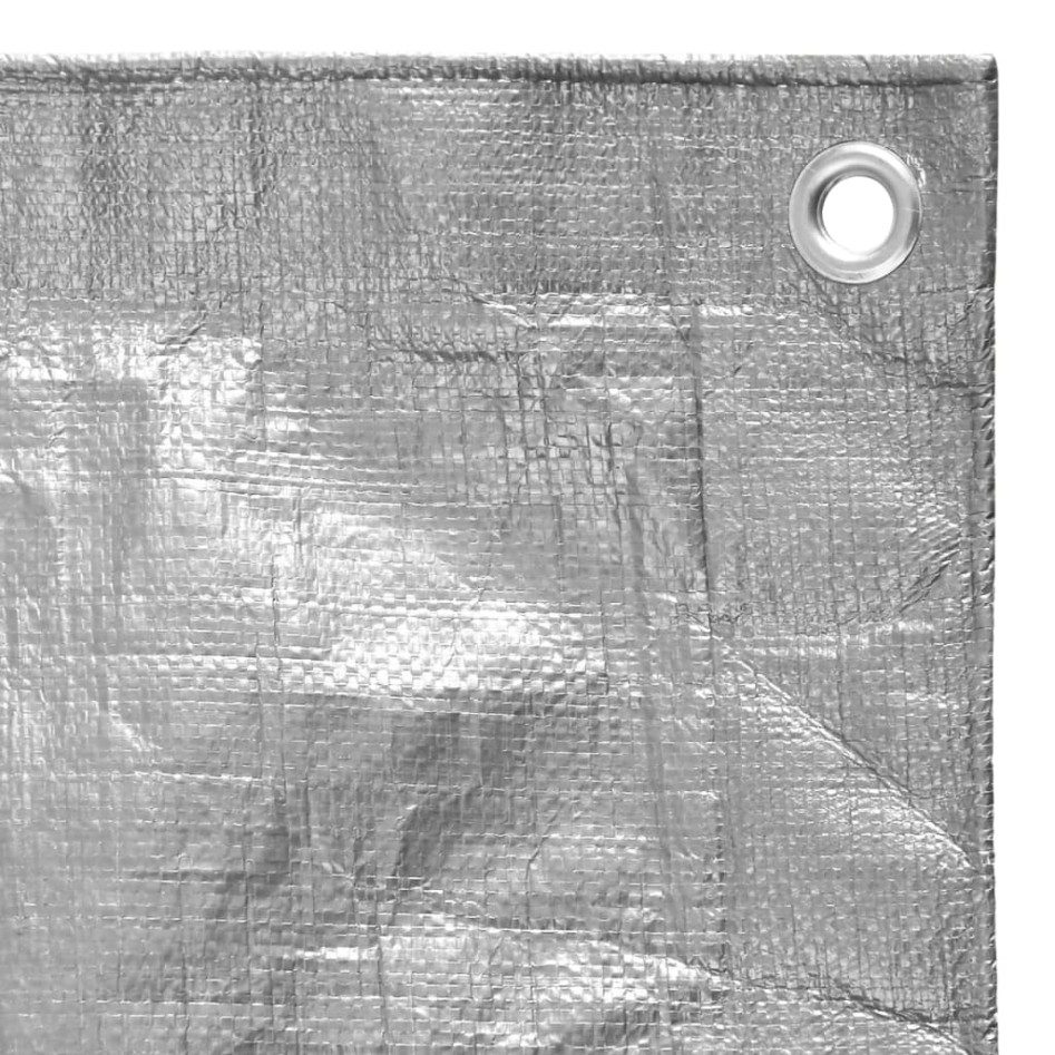 Lona HDPE gris 180 g/m² 6x10