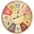 Reloj de pared vintage colorido 60