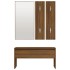 Set de muebles de recibidor madera contrachapada roble