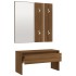 Set de muebles de recibidor madera contrachapada roble