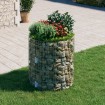 Poste circular de gaviones acero galvanizado Ø100x100 cm