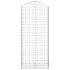 Cesta gaviones forma arco hierro galvanizado 100x50x220/240
