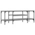 Mueble TV madera ingeniería y hierro gris Sonoma 121x35x45