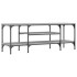 Mueble TV madera ingeniería y hierro gris Sonoma 121x35x45